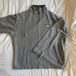 The Black Dog Gray Quarter Zip
